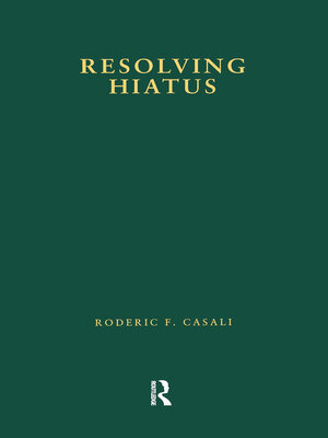cover image of Resolving Hiatus